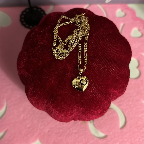 Cadena 18 k gold plated de corazón - Picture 5 of 5